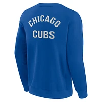 Sweat-shirt unisexe Fanatics Royal Chicago Cubs super doux