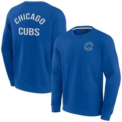 Sweat-shirt unisexe Fanatics Royal Chicago Cubs super doux