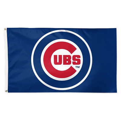 WinCraft Chicago Cubs 3' x 5' Logo principal simple face - Drapeau