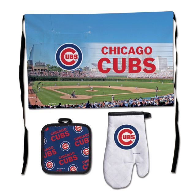 Ensemble de barbecue WinCraft Chicago Cubs Deluxe
