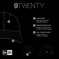 Women's New Era  Light Beige Chicago Cubs Square Stitch 9TWENTY Adjustable Hat
