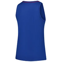 Women's Profile  Royal Chicago Cubs Plus Sized Stellar Win V-Neck Tank Top