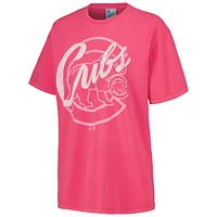 Women's '47 Pink Chicago Cubs Dopamine Tradition T-Shirt