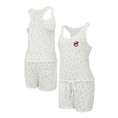 Barboteuse en tricot Concepts Sport crème Chicago Cubs Gardner Hacci pour femmes