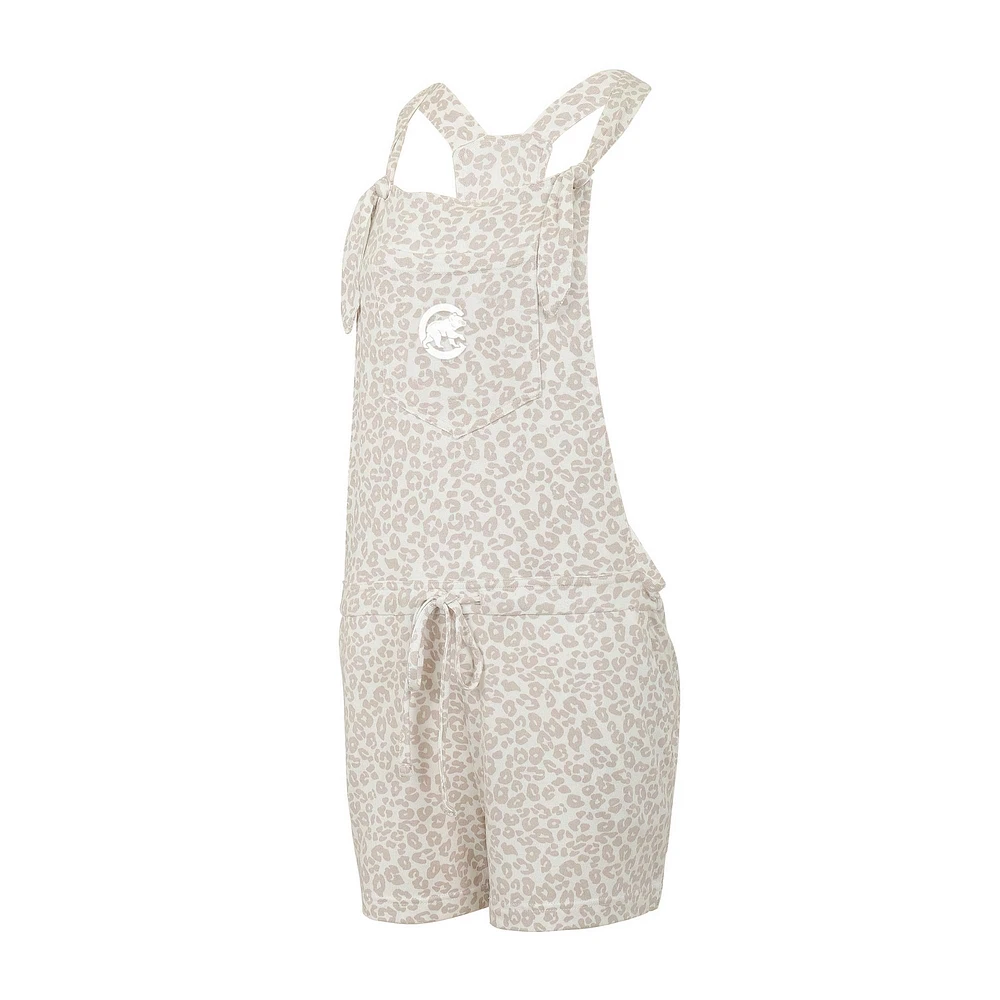 Salopette barboteuse en tricot Concepts Sport crème Chicago Cubs Montana Hacci pour femmes