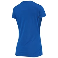 Ensemble de nuit avec t-shirt et pantalon pour femme Concepts Sport Royal/rouge Chicago Cubs Lodge