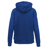 Women's Levelwear  Royal Chicago Cubs Adorn Retro Team 2.0 Pullover Hoodie