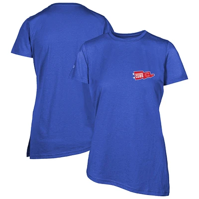 T-shirt pour femme Birch Rafters des Royal Chicago Cubs de Levelwear
