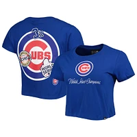 Women's New Era Blue Chicago Cubs Historic Champs T-Shirt