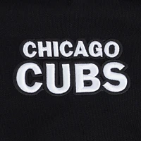 V110751 Cubs SWTLADCRW LCCC314724-BLK #3 - COL RAS DU COU POUR FEMMES NOIR AVEC PERLES CÔTELÉES FLC