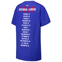 Women's Pro Standard Royal Chicago Cubs Oversized City Tour T-Shirt Dress