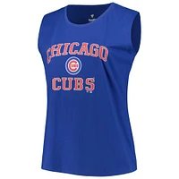 Women's Profile Royal Chicago Cubs Plus Tank Top