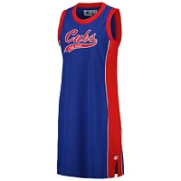 Women's Starter Royal Chicago Cubs Slam Dunk Tank Sneaker Dress