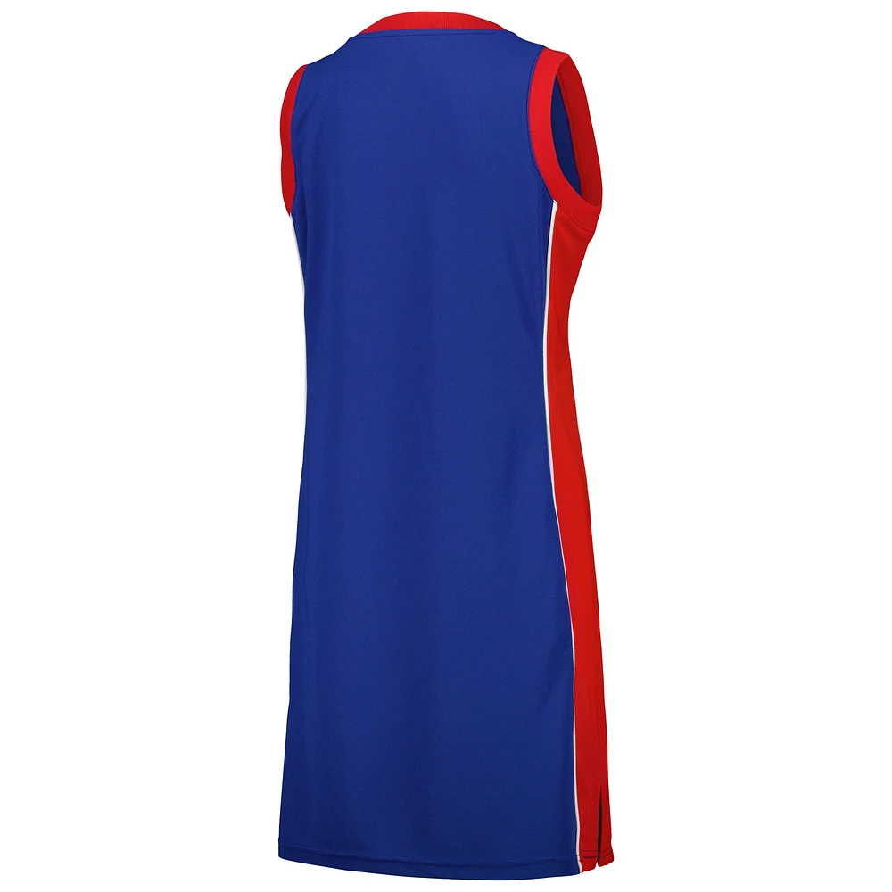 Women's Starter Royal Chicago Cubs Slam Dunk Tank Sneaker Dress