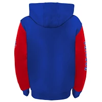 Youth Fanatics Royal/Red Chicago Cubs Postcard Full-Zip Hoodie Jacket