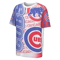 Youth White Chicago Cubs Impact Hit Bold T-Shirt