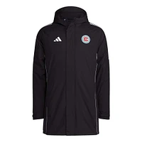 Men's adidas Black Chicago Fire Tiro 24 Full-Zip Hoodie Winter Parka