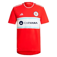 Men's adidas Chris Brady Red Chicago Fire 2024 Return To Replica Player Jersey