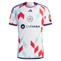 Men's adidas Chris Brady White Chicago Fire 2024 A Kit For All Authentic Player Jersey