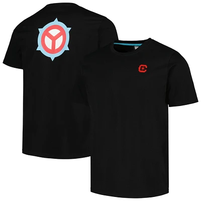Men's Black Chicago Fire Culture Heavy T-Shirt