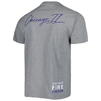 Men's Mitchell & Ness Gray Chicago Fire City Tee