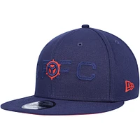 Men's New Era Navy Chicago Fire Kick Off 9FIFTY Snapback Hat