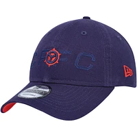 Men's New Era Navy Chicago Fire Kick Off 9TWENTY Adjustable Hat