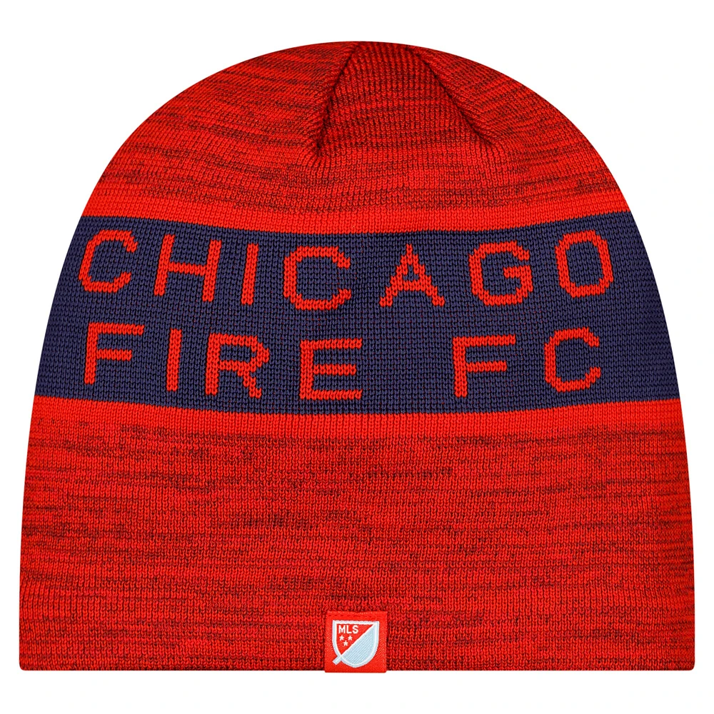 Men's New Era Red Chicago Fire 2025 Kickoff Beanie