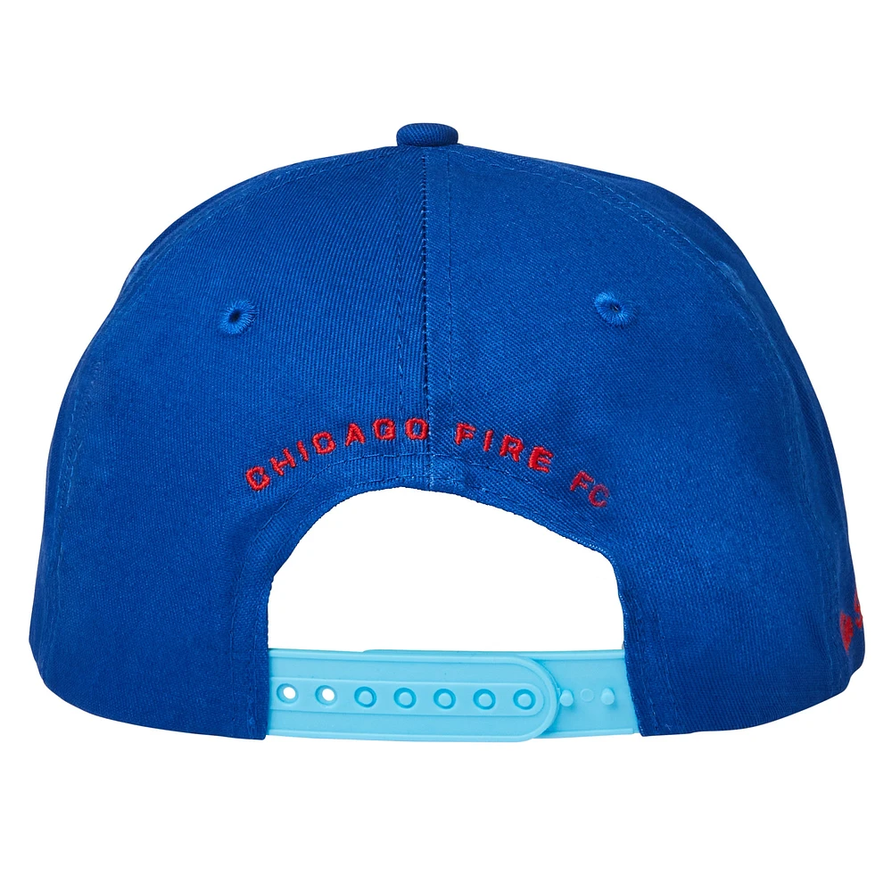 Chapeau réglable unisexe Live Breathe Futbol Navy Chicago Fire
