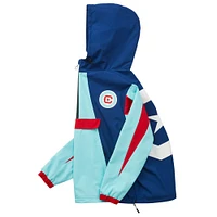 Unisex Live Breathe Futbol Light Blue Chicago Fire Tekker Half-Zip Anorak Jacket