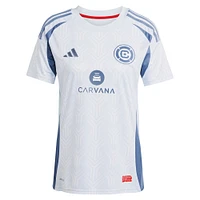 Women's adidas Jonathan Bamba Light Blue Chicago Fire 2025 The Municipal Kit Replica Player Jersey