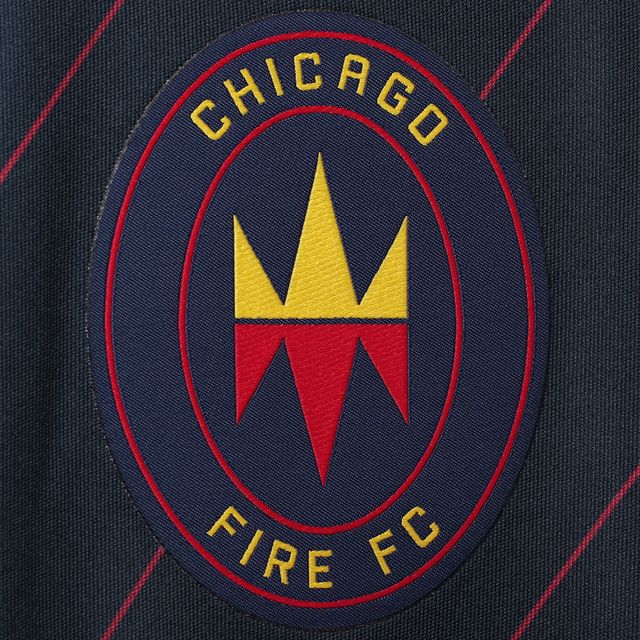 Maillot primaire adidas Chicago Fire 2020 Replica pour femme, bleu marine
