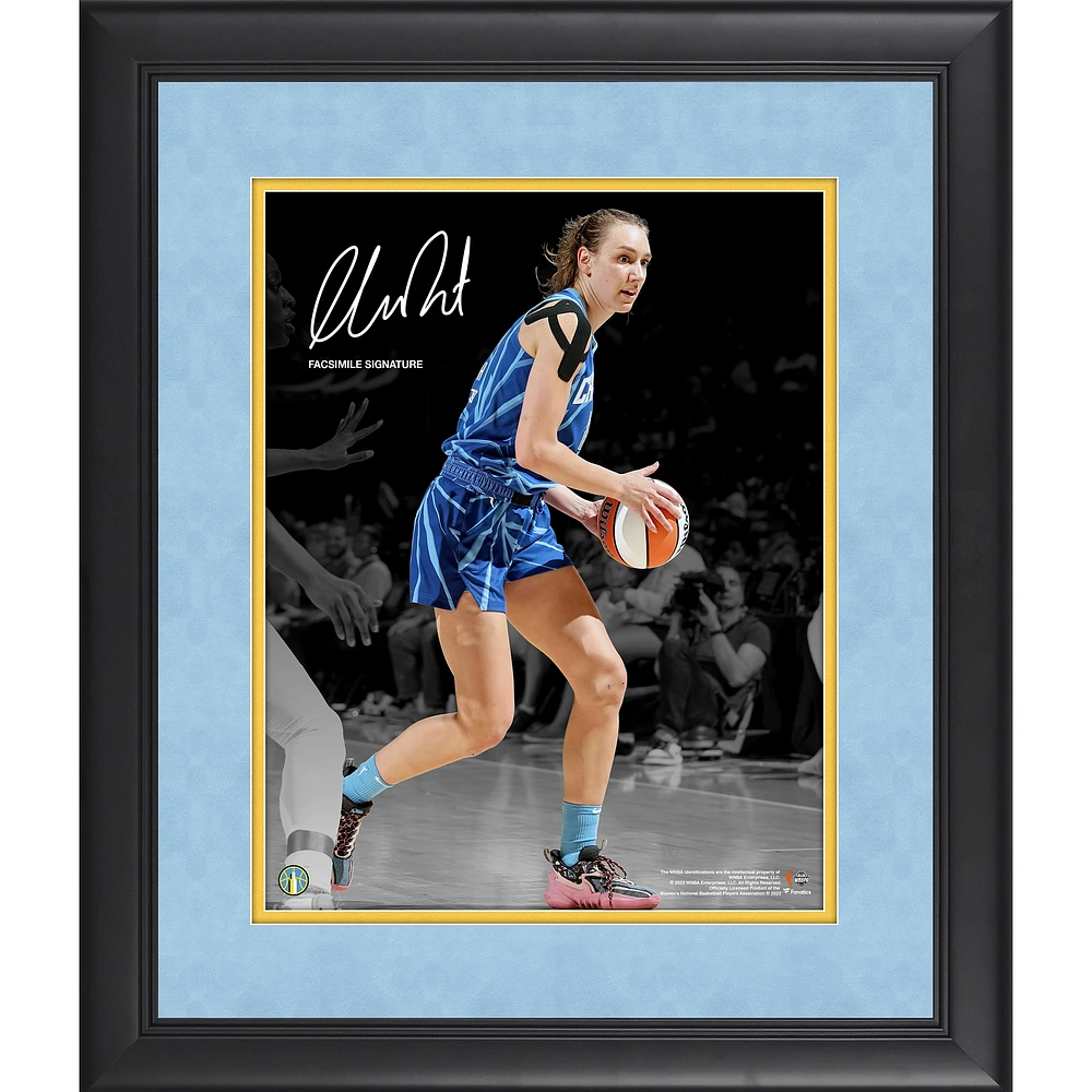 Alanna Smith Chicago Sky Fac-similé Signature Encadré 11" x 14 " Photographie Spotlight