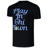 Unisex Black Chicago Sky Play T-Shirt