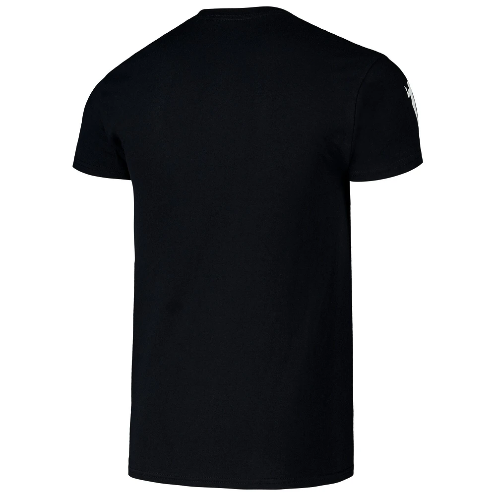 Unisex Black Chicago Sky Play T-Shirt