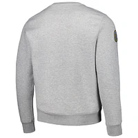 Unisex Heather Grey Chicago Sky Core Pullover Sweatshirt