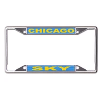 WinCraft Chicago Sky Metal Laser Cut License Plate Frame