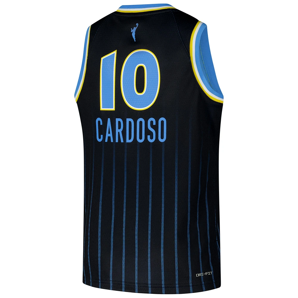 Youth Nike Kamilla Cardoso Black Chicago Sky 2024 WNBA Draft Explorer Edition Victory Player Jersey