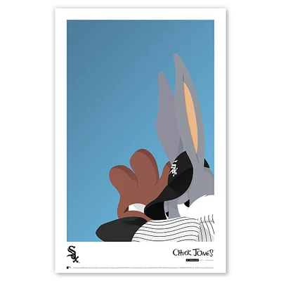 Bugs Bunny Chicago White Sox 11" x 17" Minimalist Looney Tunes Poster Print