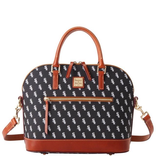 Dooney & Bourke Chicago White Sox Signature Dôme Zip Satchel Purse