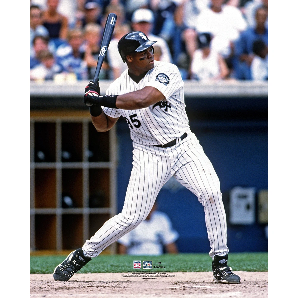 Frank Thomas Chicago White Sox Unsigned Prepares to Bat Photograph