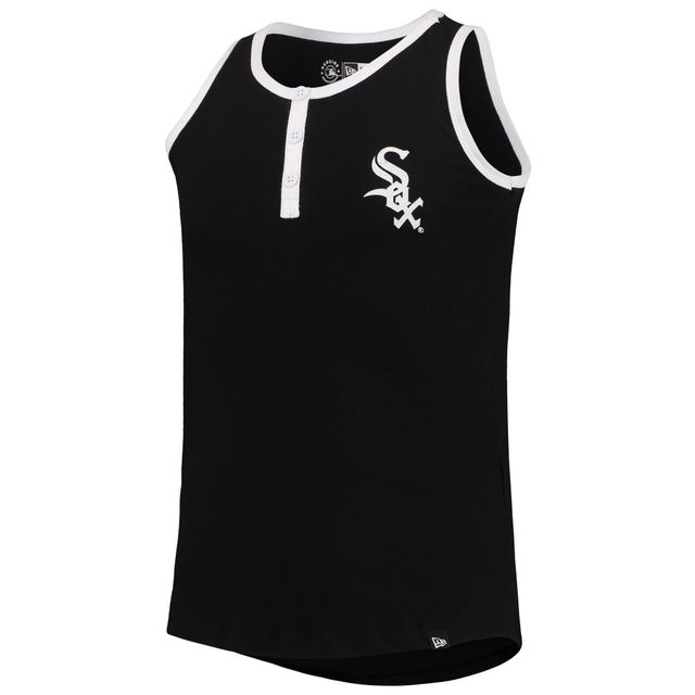 NWE WHTSOX NOIR Junior FILLES HENLEY TANK TANYTHGRL