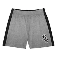 Infant Black/Heather Gray Chicago White Sox Stealing Homebase 2.0 T-Shirt & Shorts Set