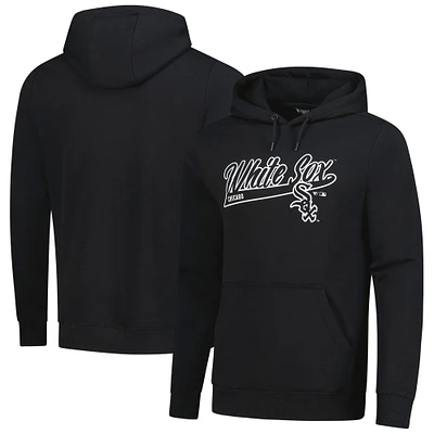 Men's Levelwear  Black Chicago White Sox Podium Fleece Pullover Hoodie