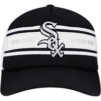 Casquette ajustable noire pour homme Chicago White Sox Sideline Trucker