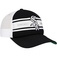Casquette ajustable noire pour homme Chicago White Sox Sideline Trucker