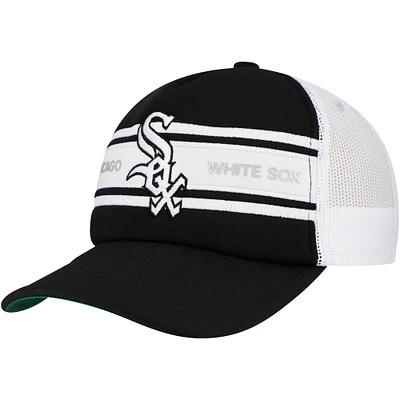 Casquette ajustable noire pour homme Chicago White Sox Sideline Trucker