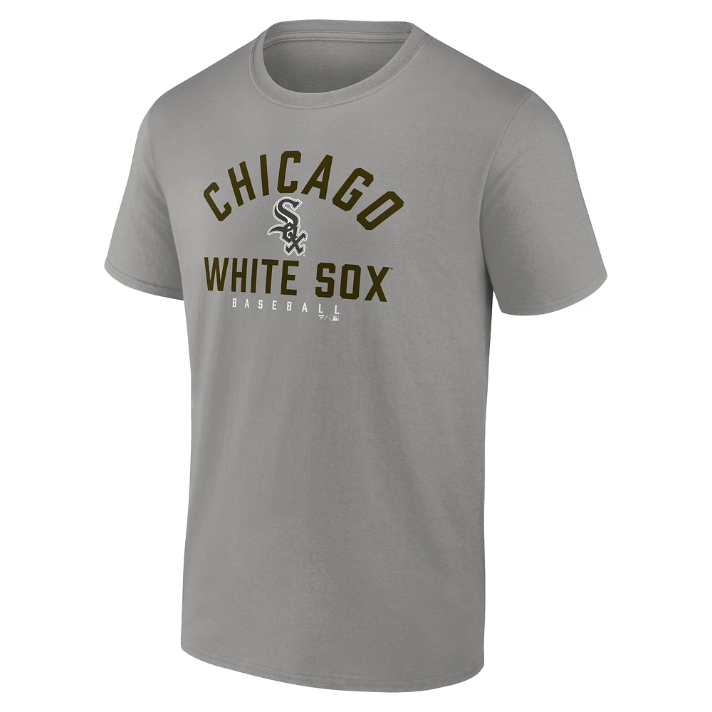 Men's Fanatics Black/Gray Chicago White Sox Player Pack T-Shirt Combo Set