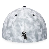 Casquette ajustée Chicago White Sox Smoke Dye Fanatics pour hommes, noir/blanc