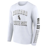 Men's Fanatics Black/White Chicago White Sox Two-Pack Combo T-Shirt Set